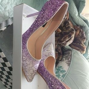 Glitter pumps